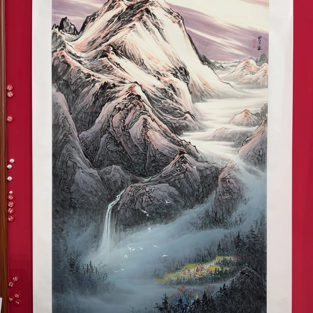 用***0国画周田生大六精品