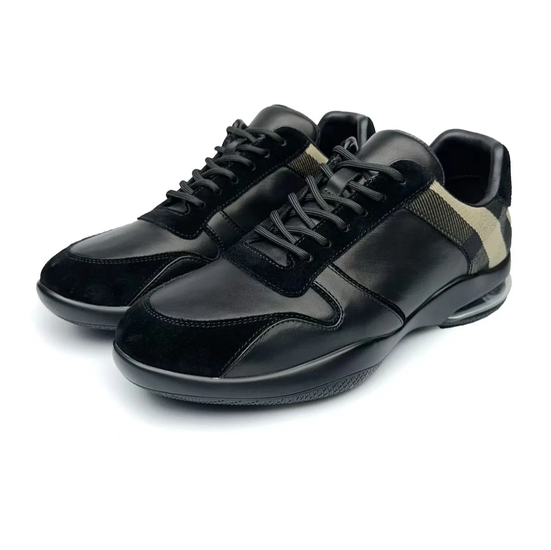 BV新款男士休闲运动鞋商务牛皮男皮鞋经典低帮舒适鞋子男鞋168