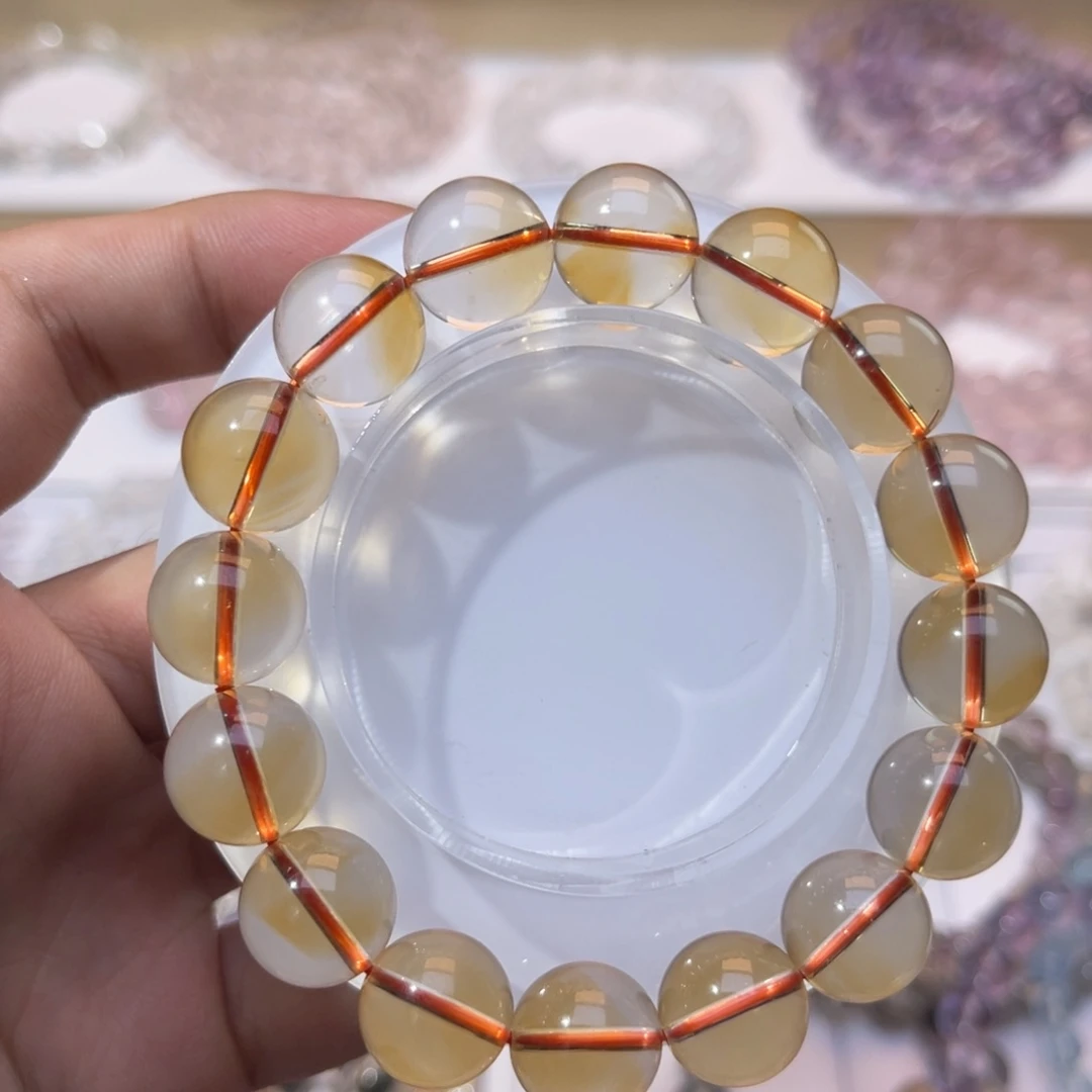 水晶手链未镶嵌巴西黄水