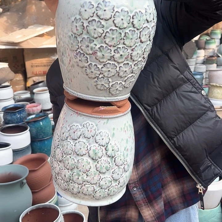 红陶精品两个口径18高度23