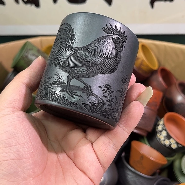 茶杯紫砂全手工紫砂主人杯