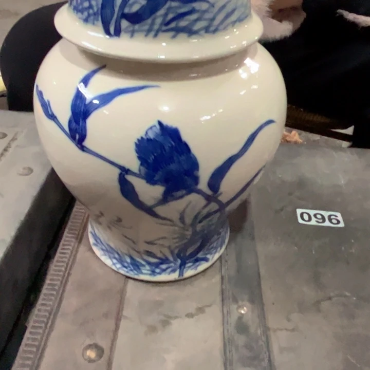 陶摆件景德镇高温瓷将军罐