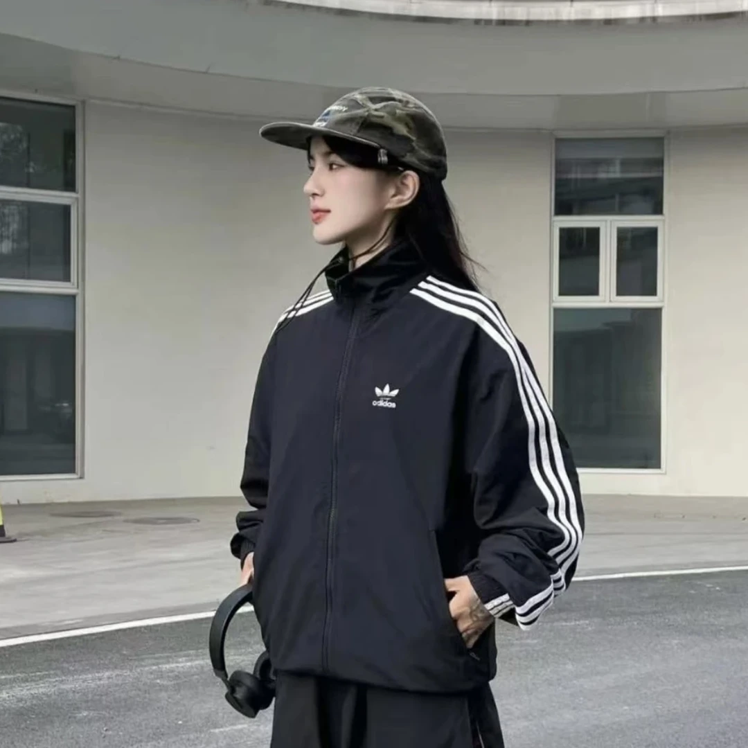 【商场撤柜】春秋情侣款外套 刺绣立领百搭宽松夹克