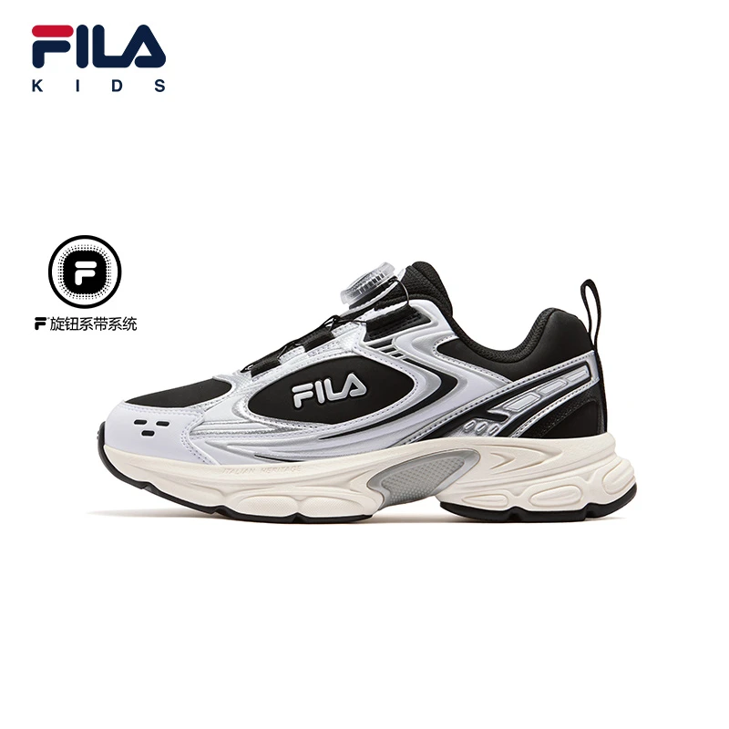 【斐乐天马Q4】2025年冬季新款中大童复古跑鞋中大童K55B541103