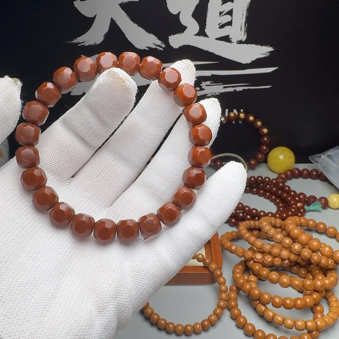 ***措猴头核桃吊坠六方➕镶嵌