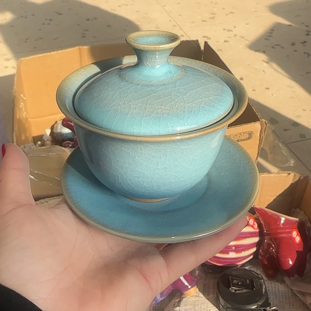 摆件陶郑家钧窑摆件