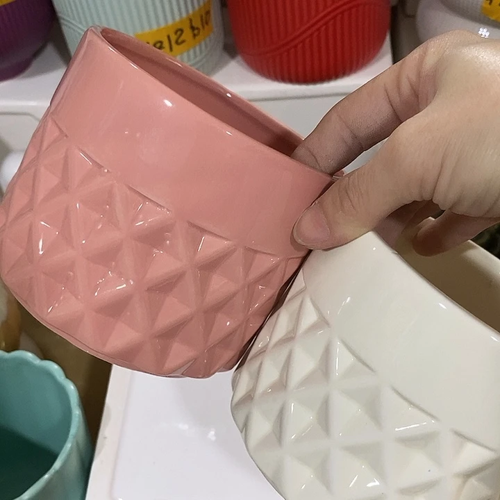 摆件陶盆有孔 瑕疵介意勿拍