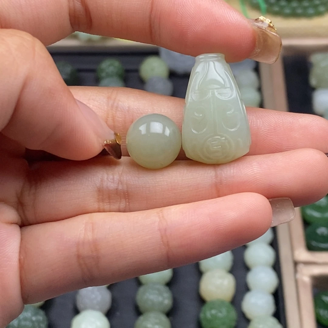 未镶嵌和田玉珠宝半成品