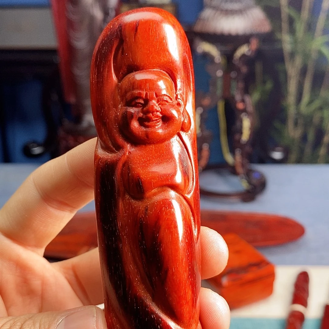 檀香紫檀（小叶紫檀）顶泥弥勒