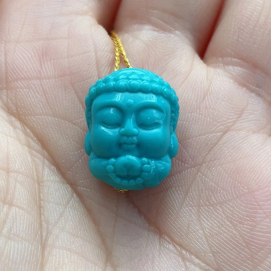 绿松石未镶嵌颈饰