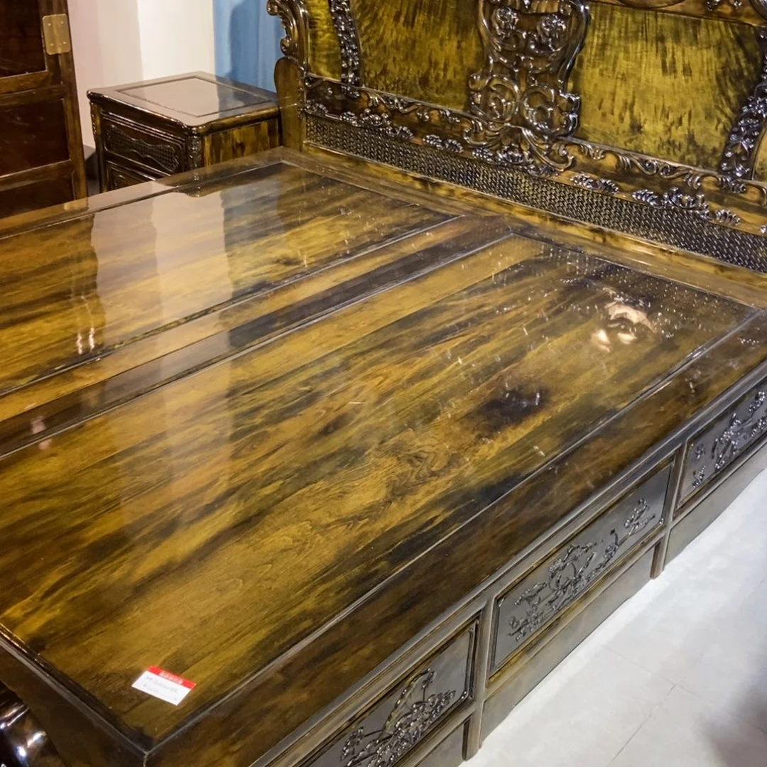 用***7楠木高低床三件套