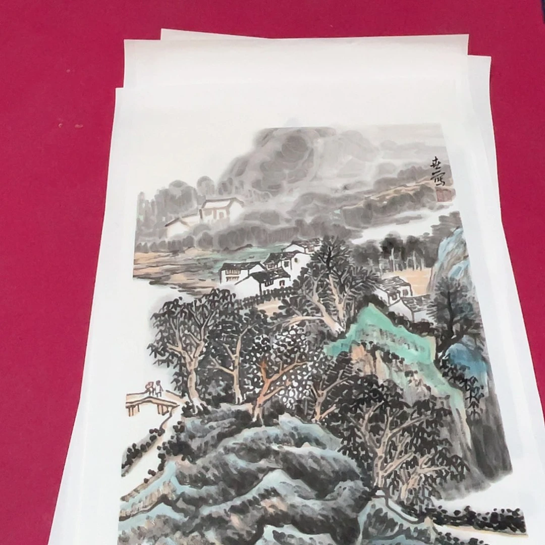 国画1.4平尺国画作品