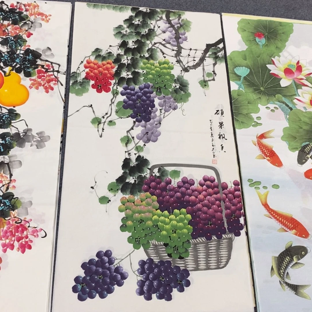 国画尺寸140✖️70四尺精品手绘画