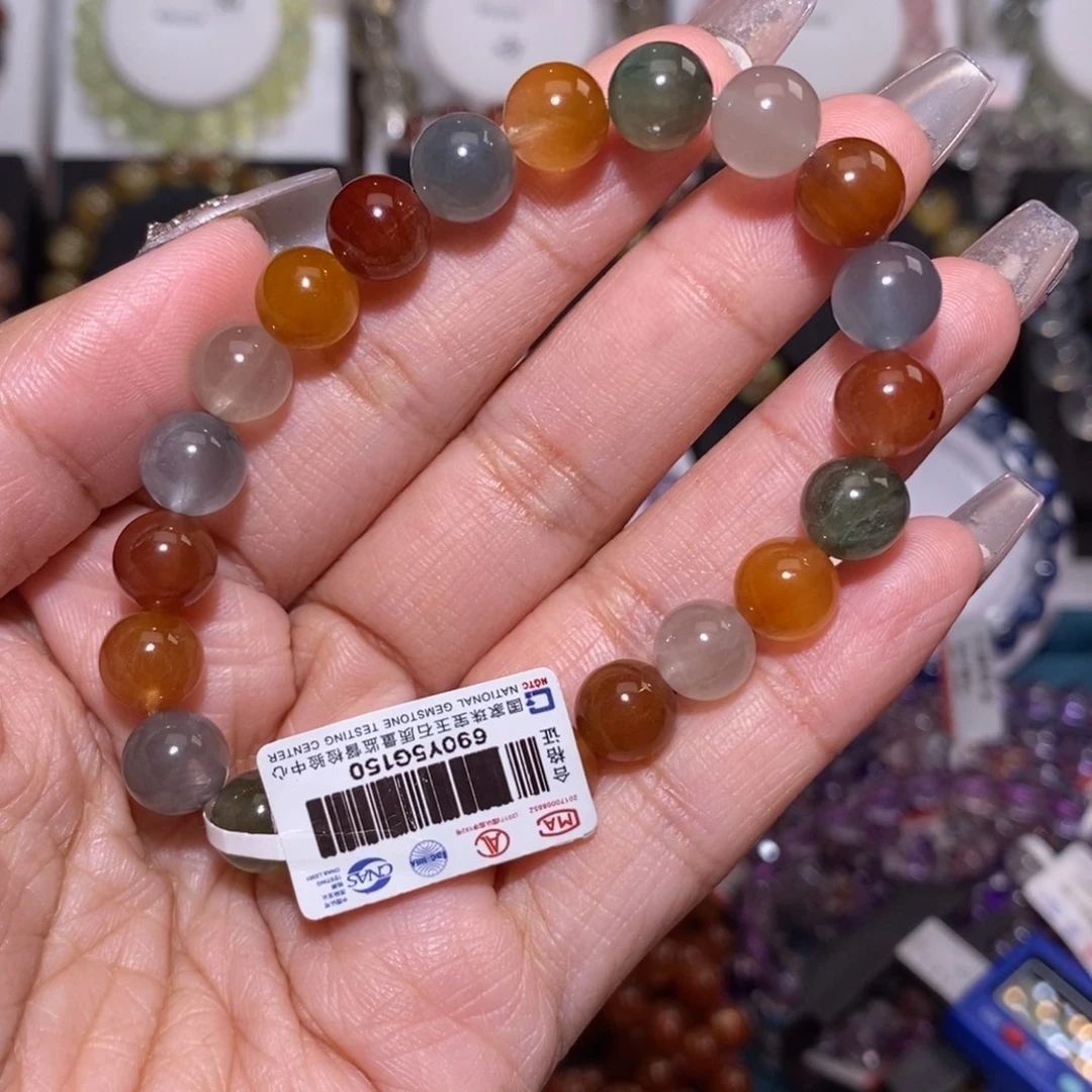 【闪购商品】水晶手串未镶嵌彩兔毛8m