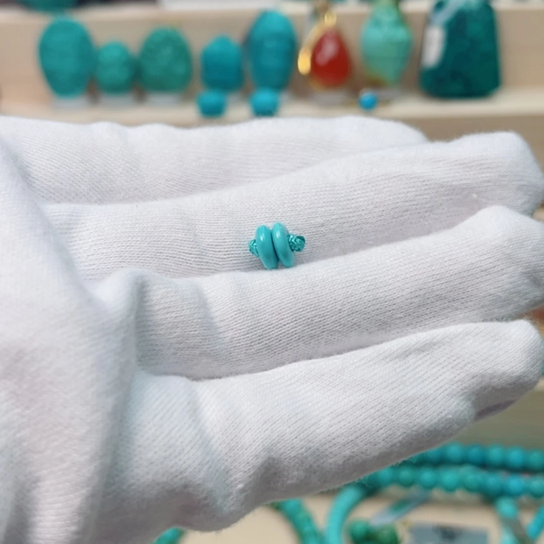 绿松石飞碟隔片未镶嵌