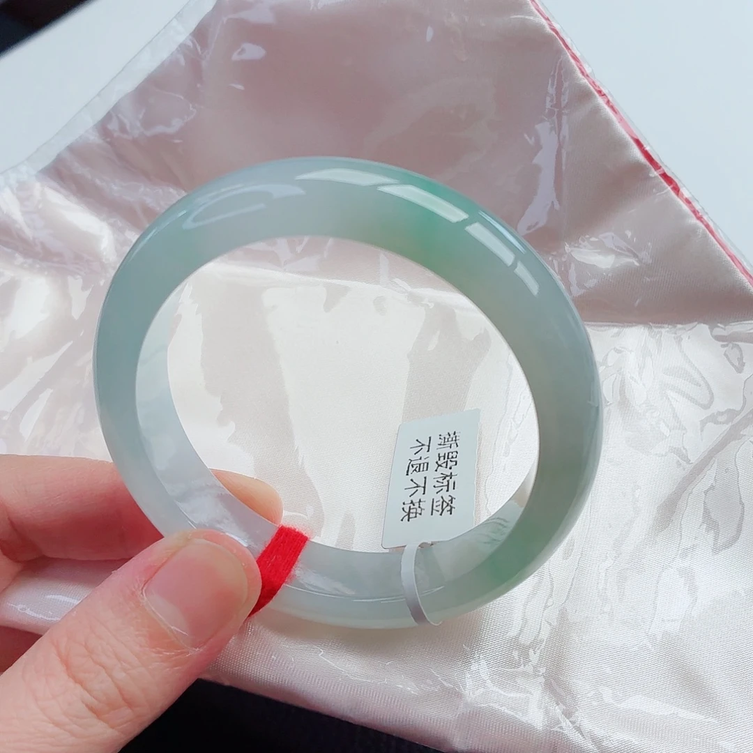 翡翠未镶嵌手镯10号-56圈口