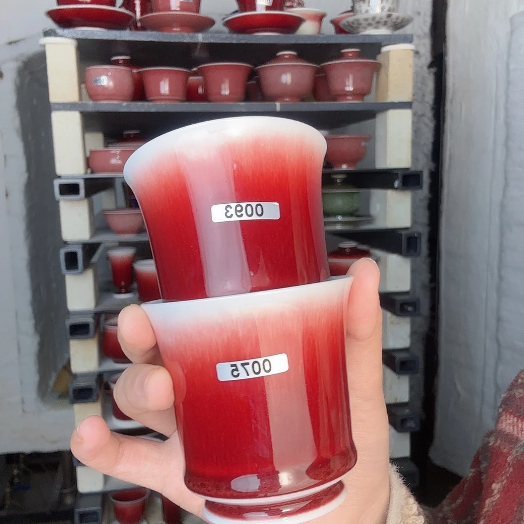 瓷片景德镇郎红陶瓷