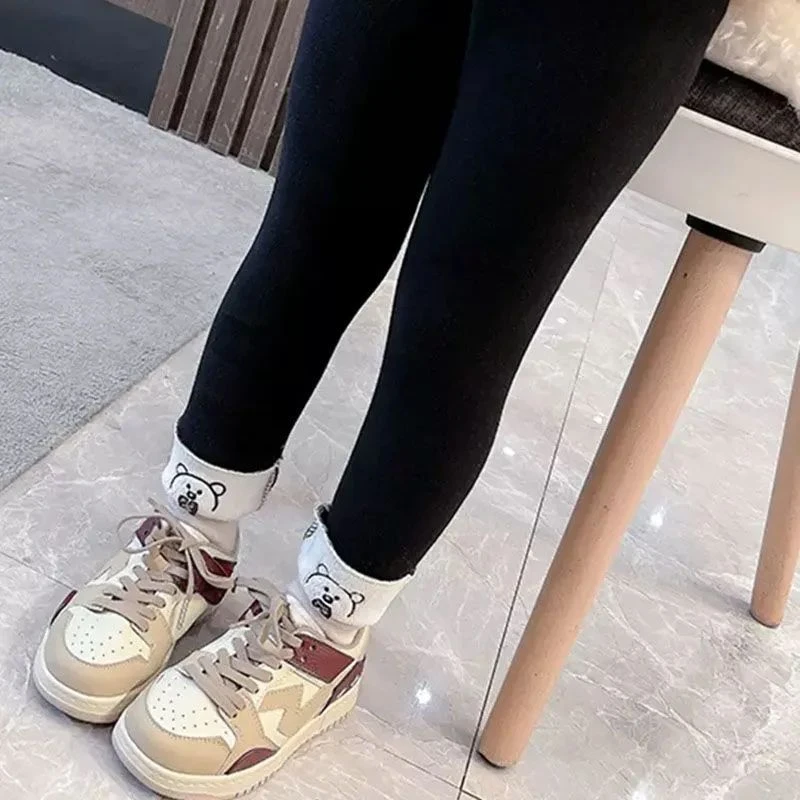 女童加绒打底裤儿童女宝宝一体绒外穿裤子秋冬新款中小童保暖长裤