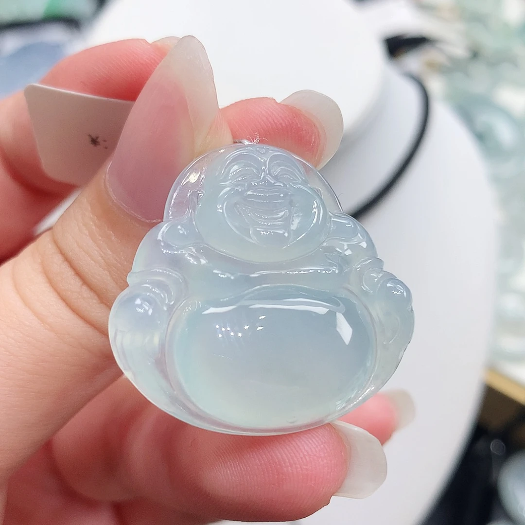 翡翠未镶嵌胸饰翡翠42，29.3/31/6.1