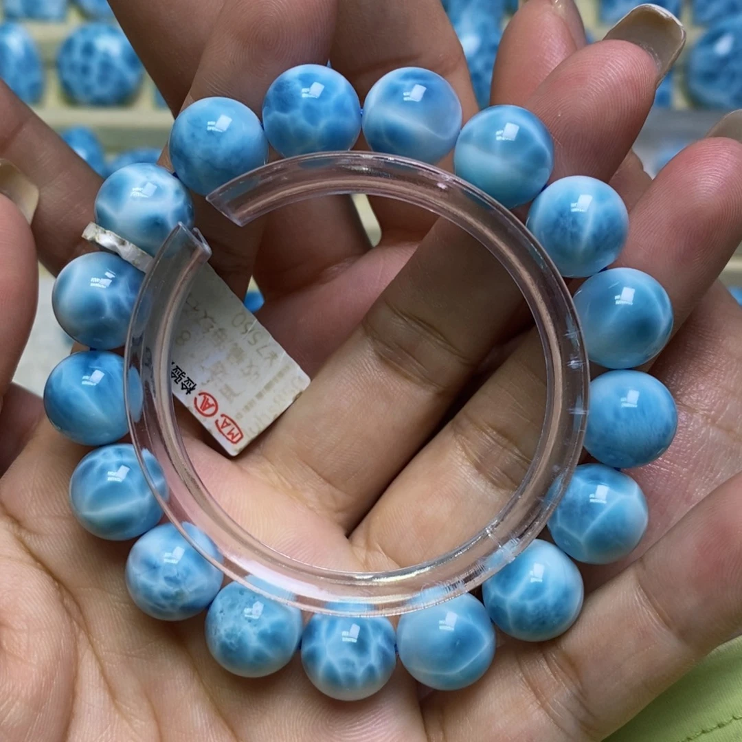 针钠钙石（海纹石）未镶嵌手链