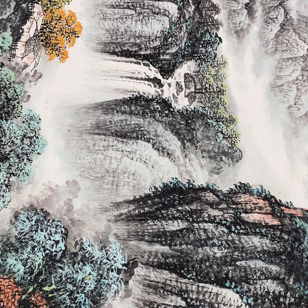 国画老师手绘带运险w