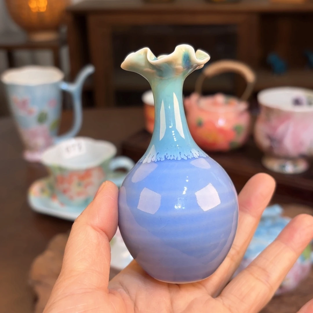 景德镇手绘高温釉下彩陶瓷茶具