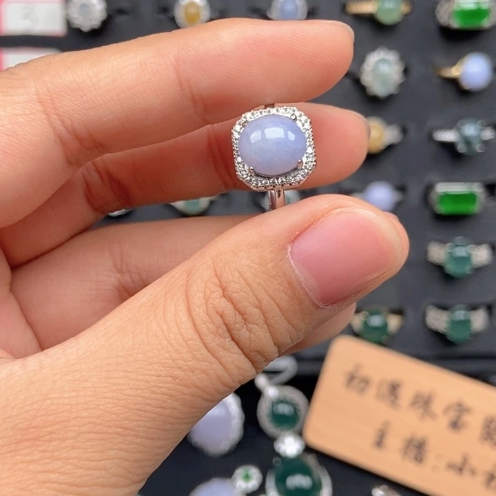 翡翠未镶嵌戒指戒指