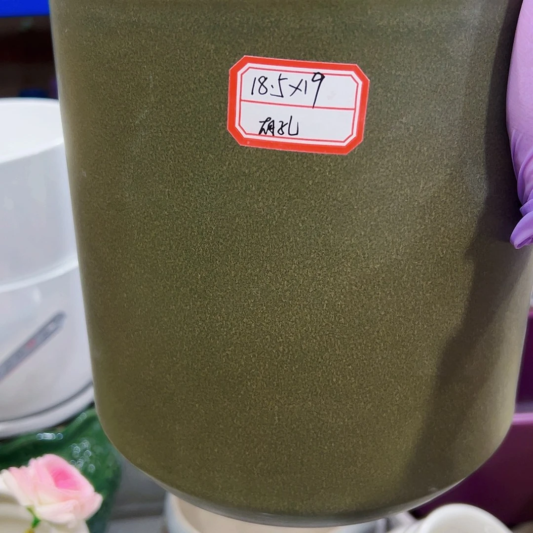 有孔外贸尾单陶瓷花盆凑单10米包邮