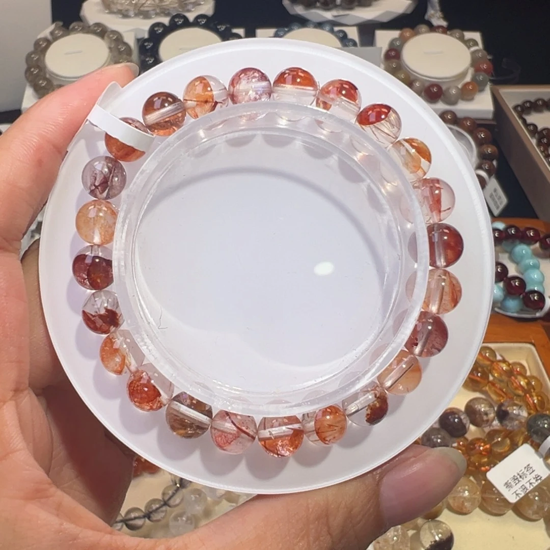 手链发晶未镶嵌共生锦鲤胶花7+