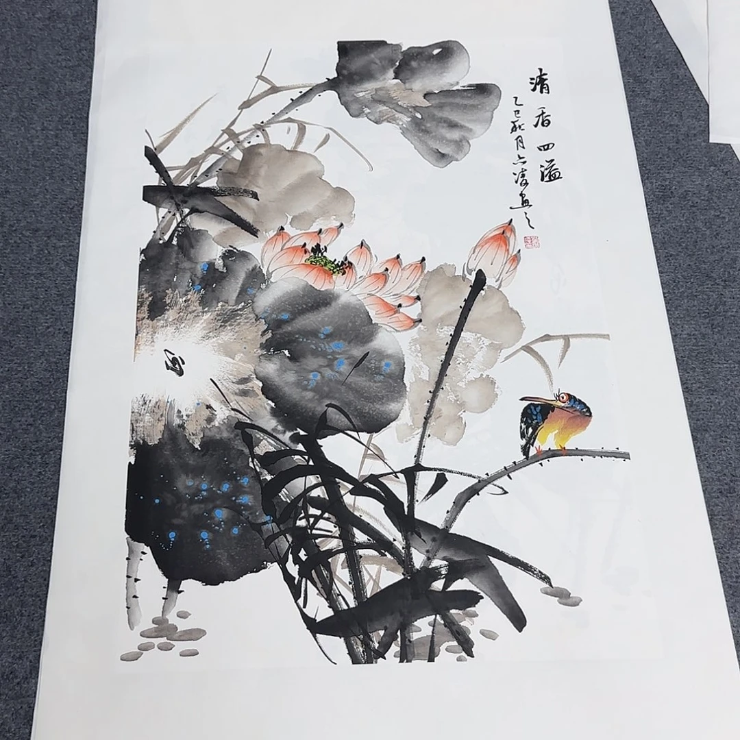 国画68*45纯手绘刘亦凌