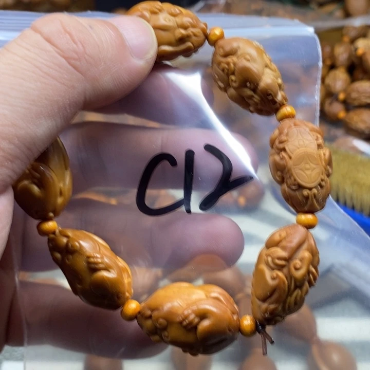 橄榄核手串/手链橄榄核雕工艺手串