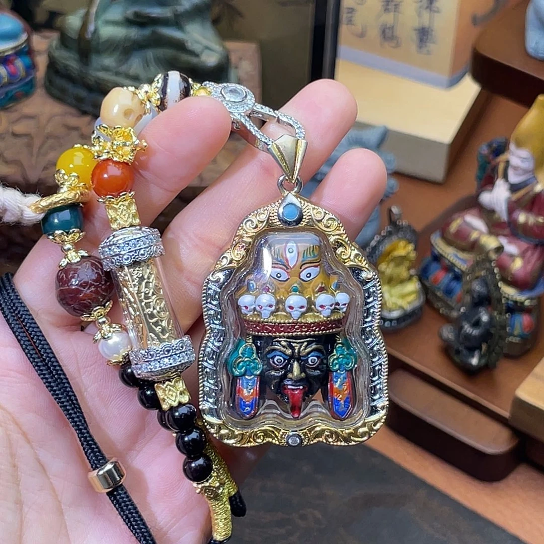 泥塑扎基拉姆➕绿度母管子