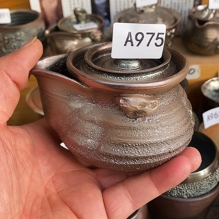 紫砂茶杯柴烧裸烧975