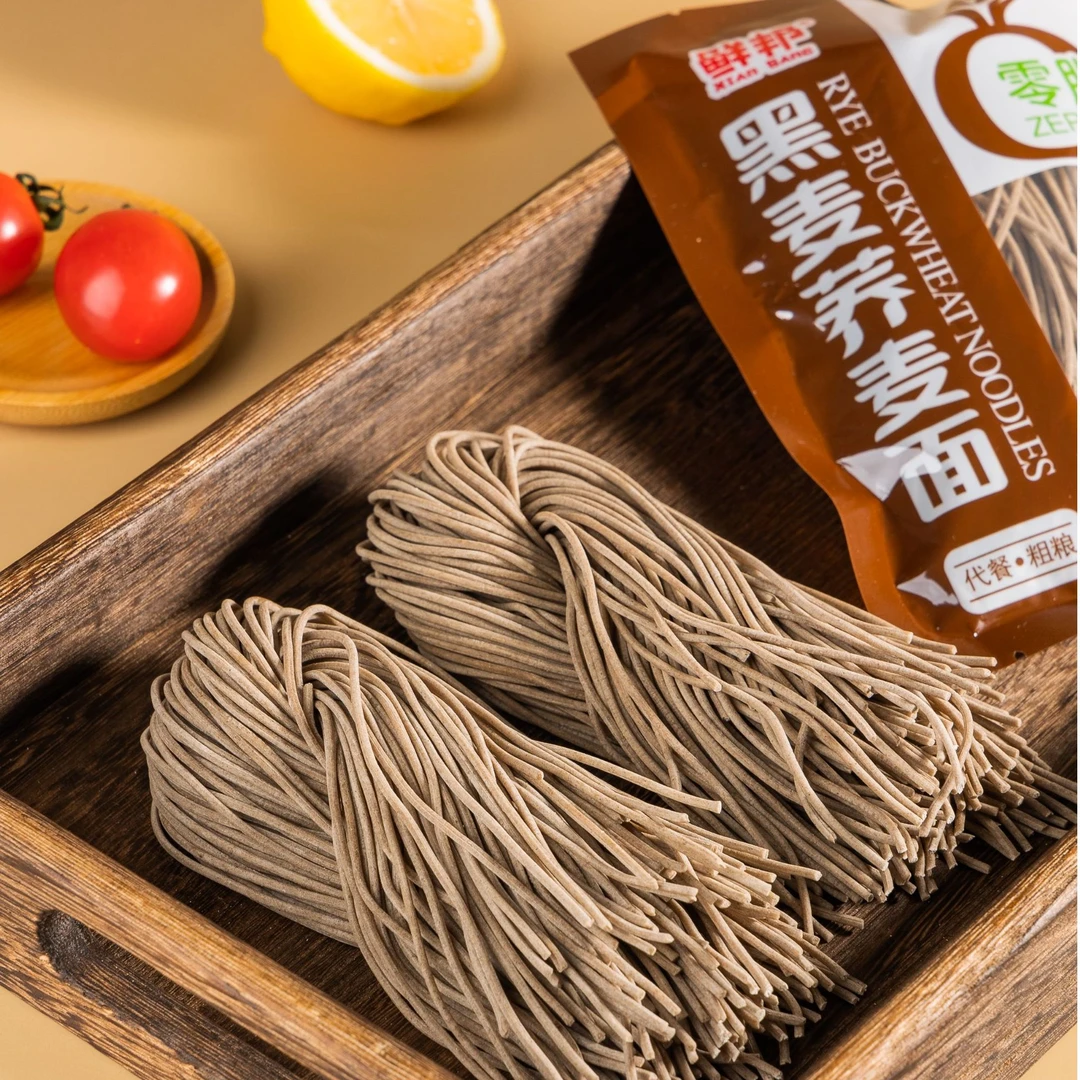 【到手20包】黑麦荞麦低脂粗粮膳食纤维主食半干鲜面