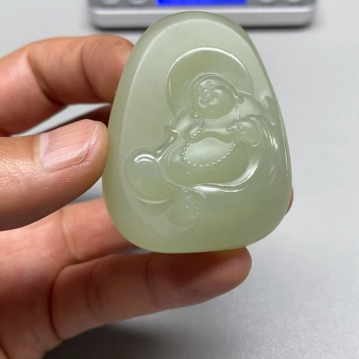 和田玉吊坠(不含链)未镶嵌非*