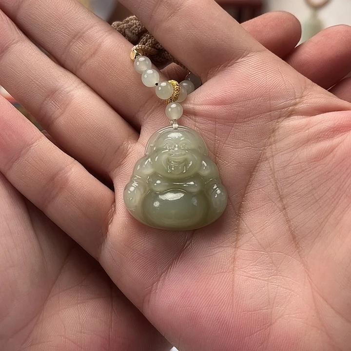 颈饰未镶嵌和田玉30佛公