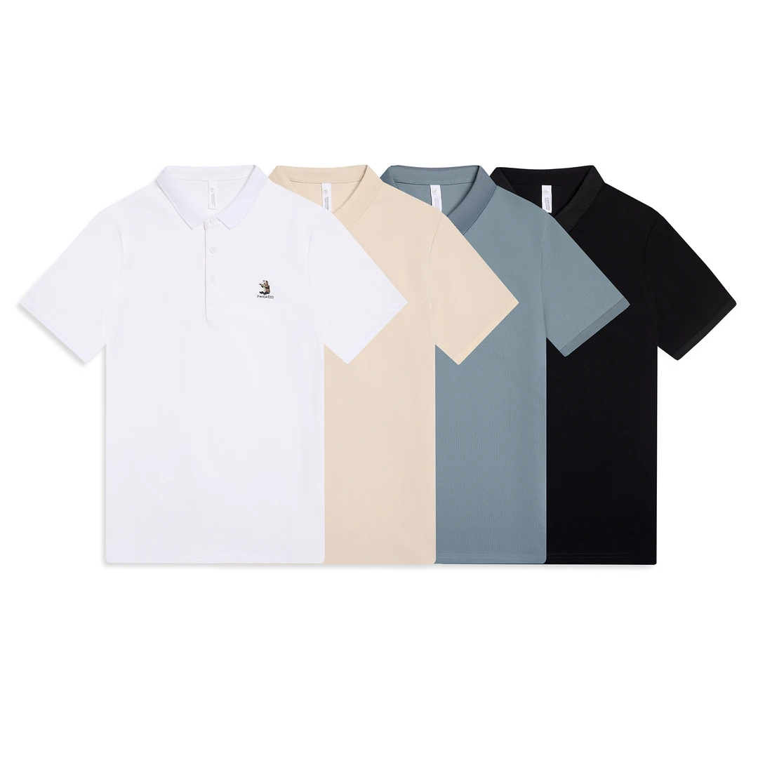 2025春夏新款爆款短袖男士刺绣polo衫翻领t恤男款半袖上衣夏季