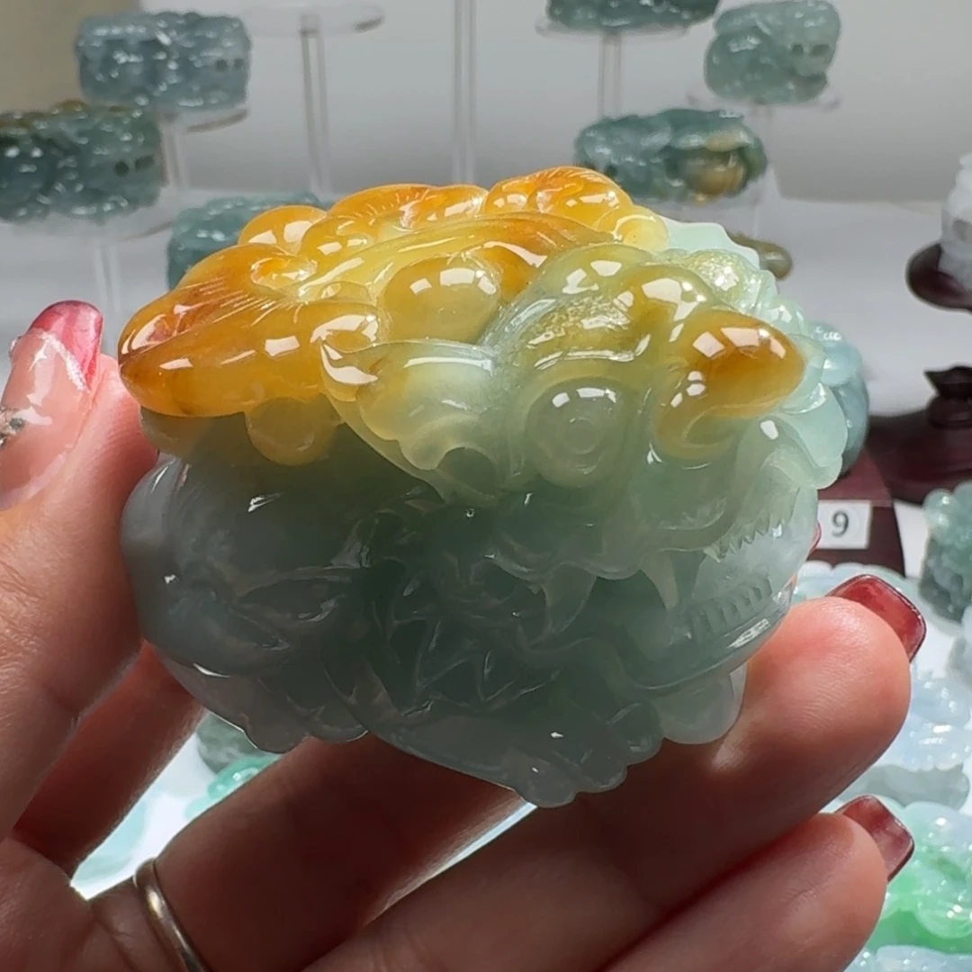 定制翡翠未镶嵌鹏*叔貔貅