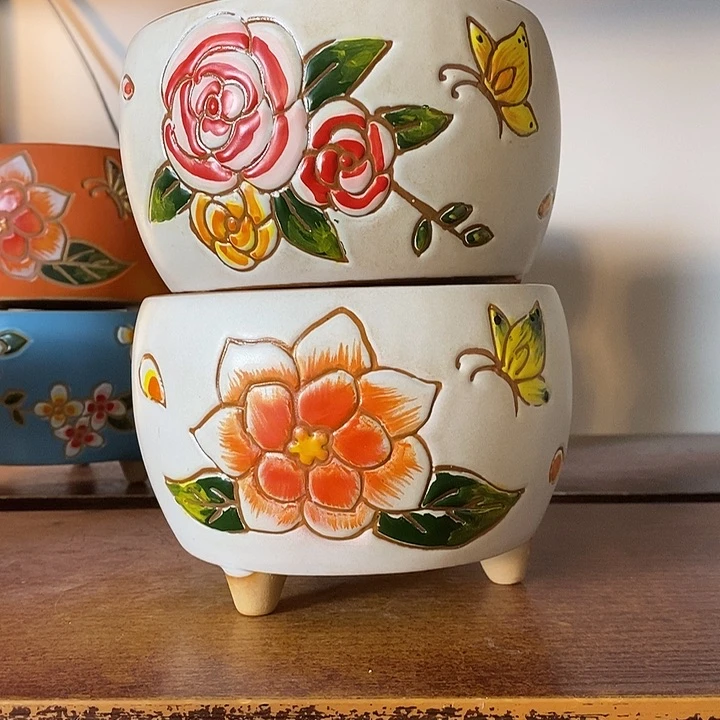 外13内11.5高10左右，纯手工制作，一单包邮