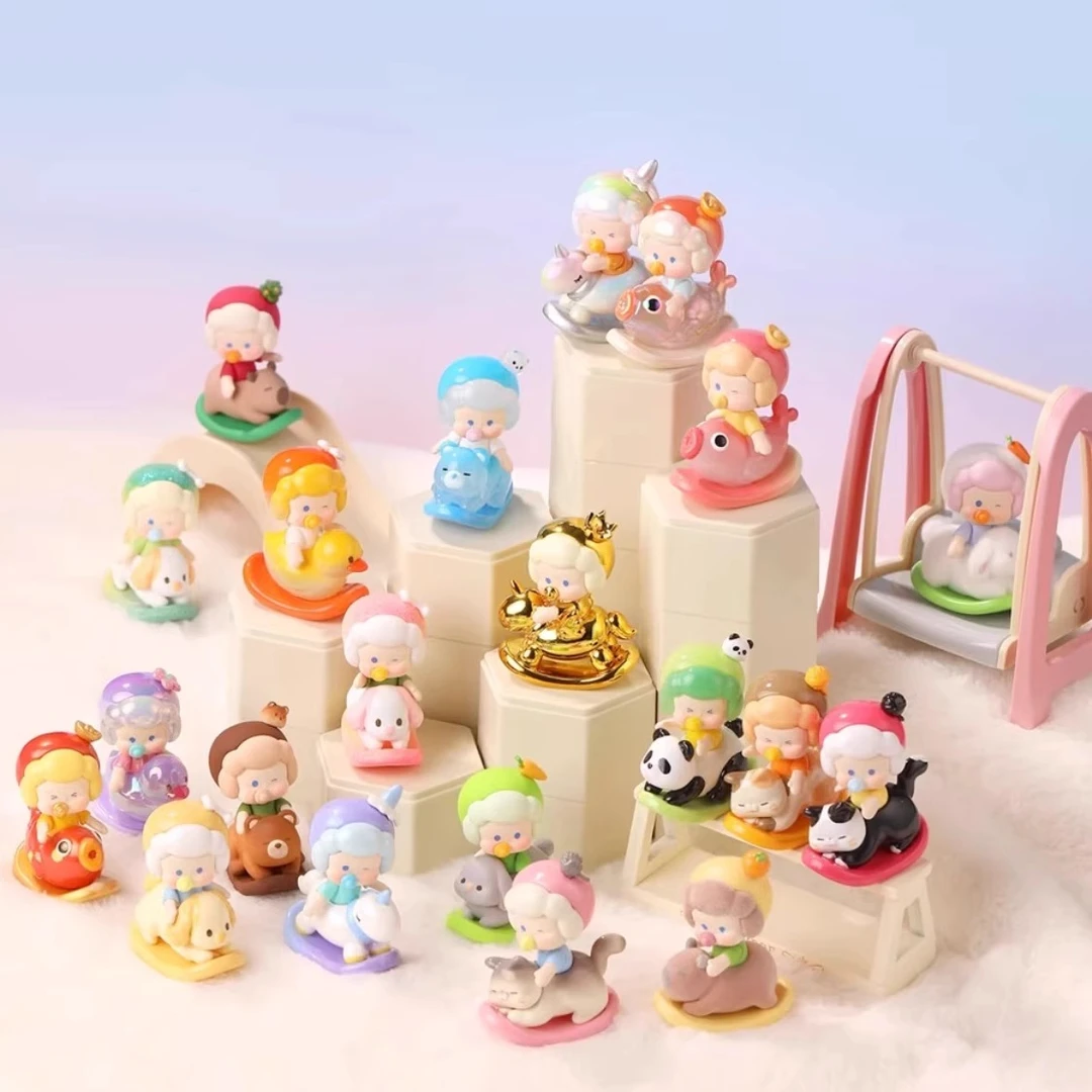 【欧气代拆】Nororo kiwi乐摇摇盲盒手办潮玩具桌面摆件可爱公仔