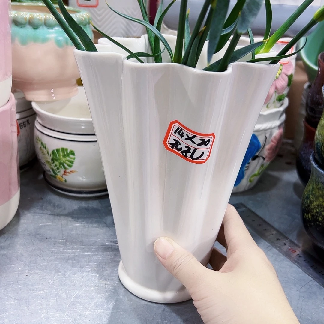 尾单陶瓷花盆凑单10米包邮