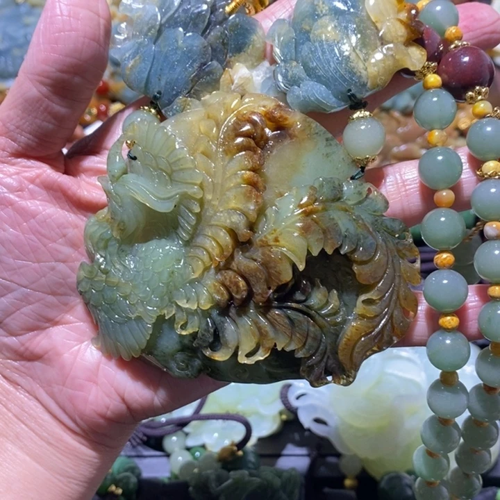 岫玉岫玉吊坠未镶嵌