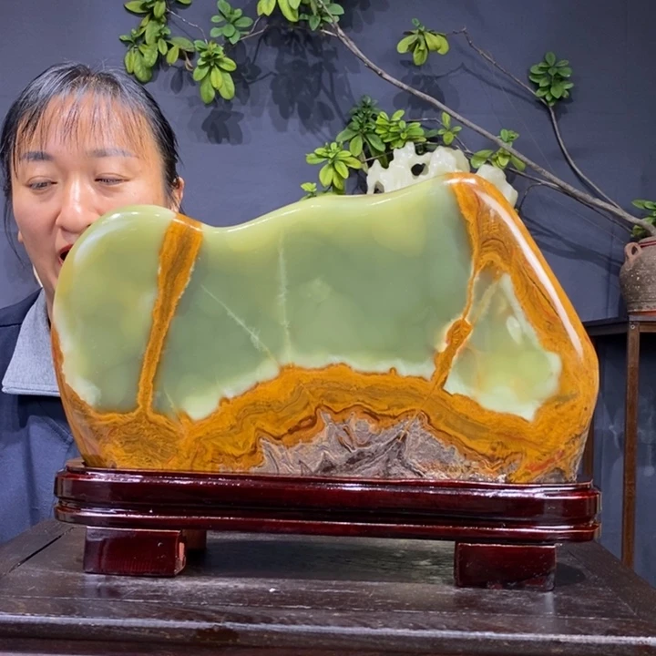 石材精品古青石摆件