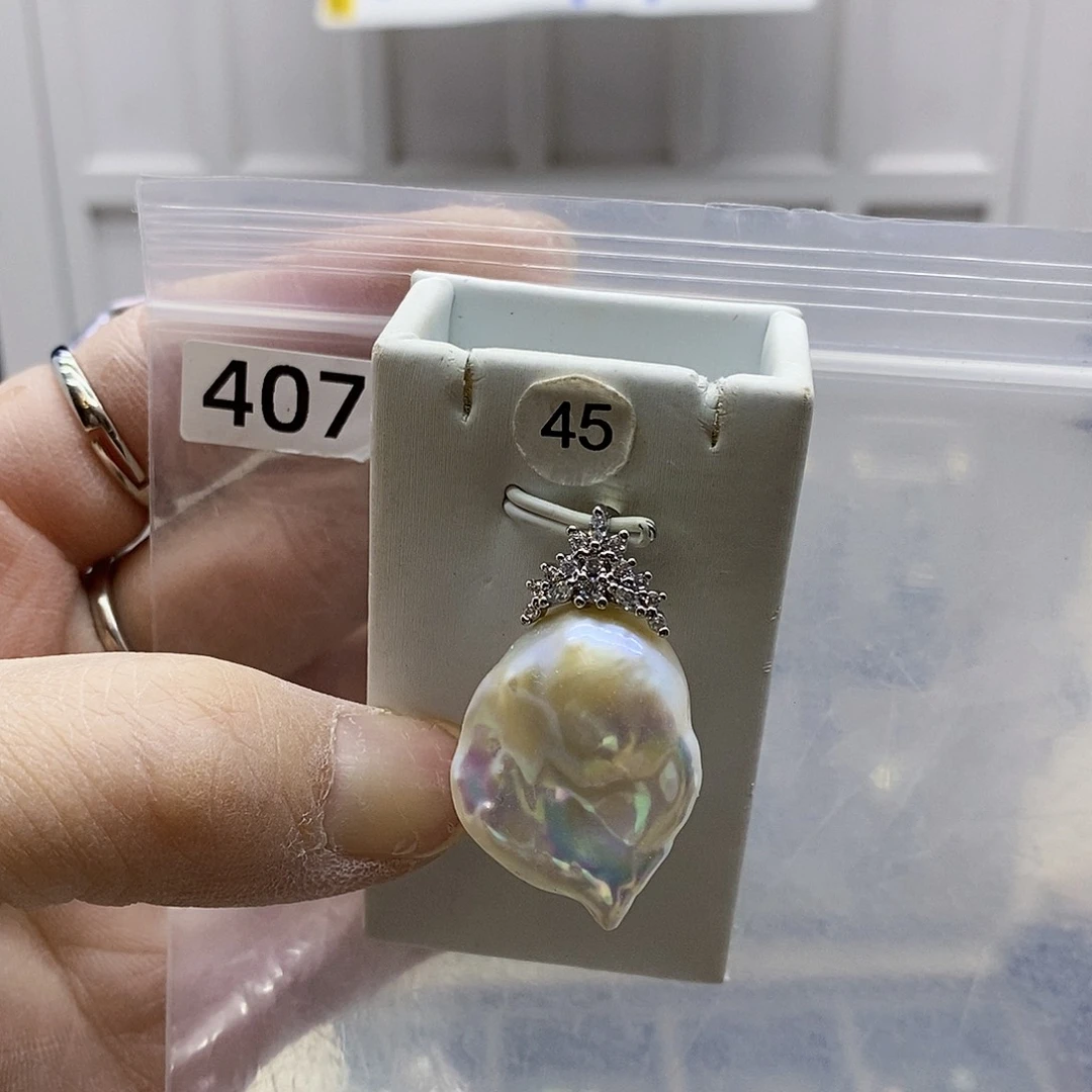 颈饰合金淡水珍珠