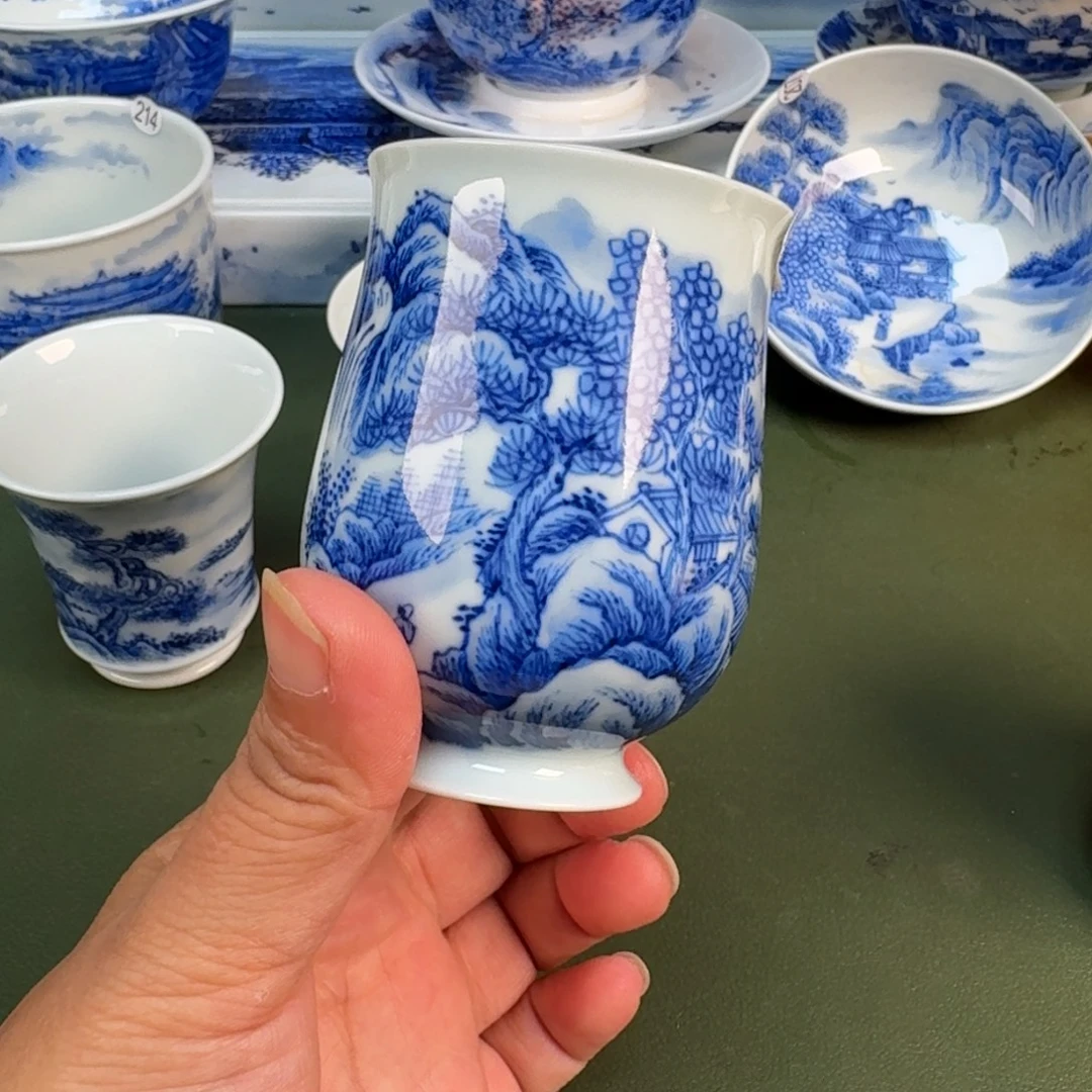 景德镇纯手绘茶具圆圆206