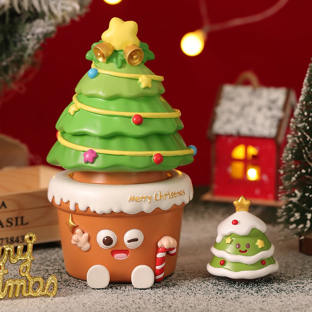 创意圣诞节礼物男女生办公室桌面摆件氛围感装饰品圣诞树送伴礼物