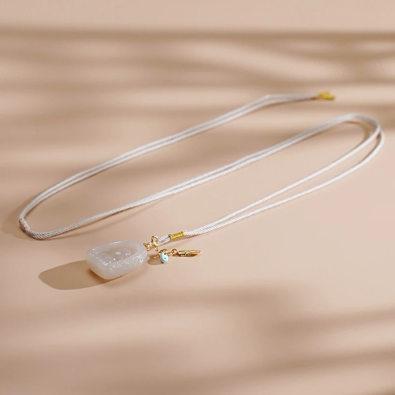 A【安安】【锁如意】【织一梦】【cai娘娘】和田玉百搭简约吊坠多样性发一