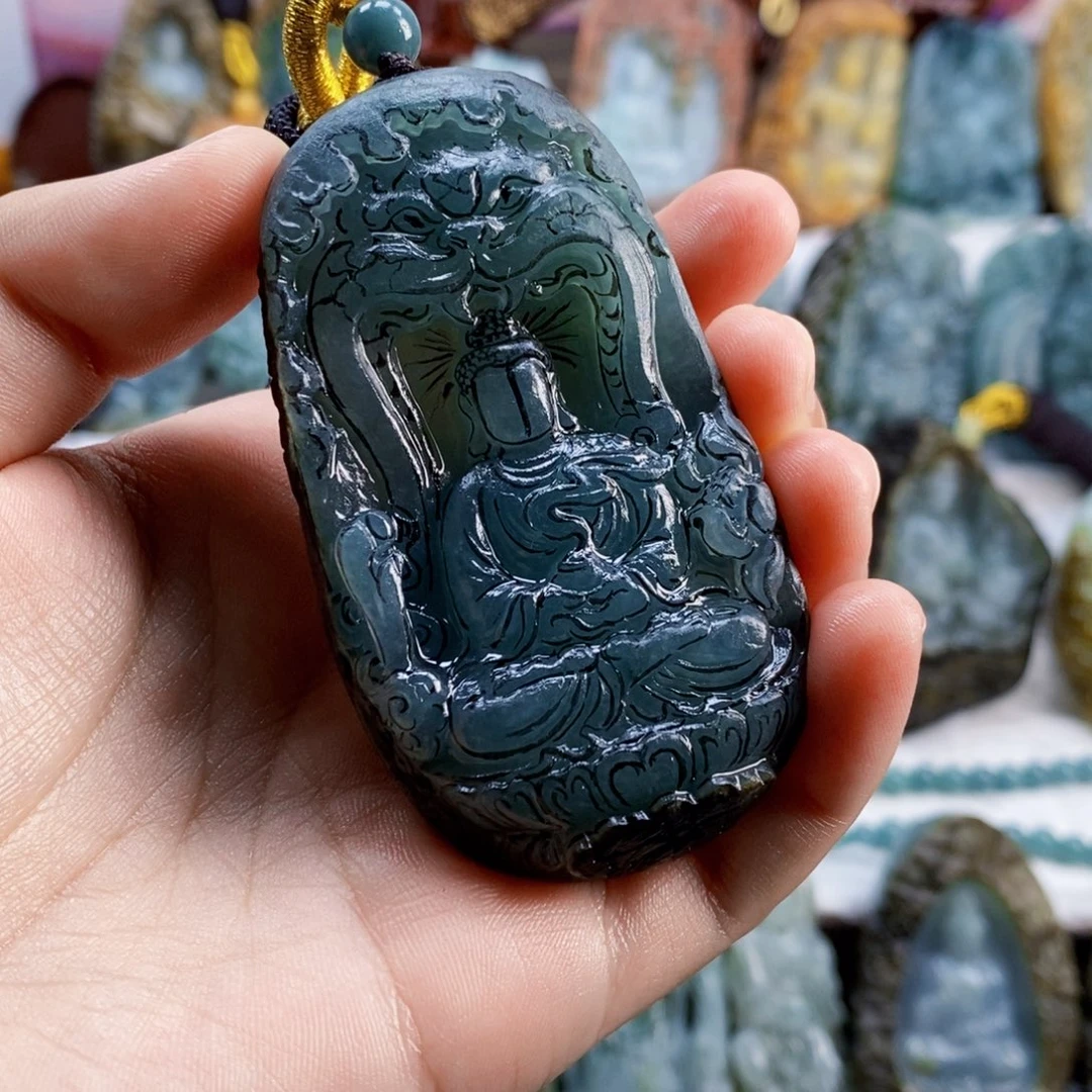 猪***8定制翡翠未镶嵌翡翠定制料