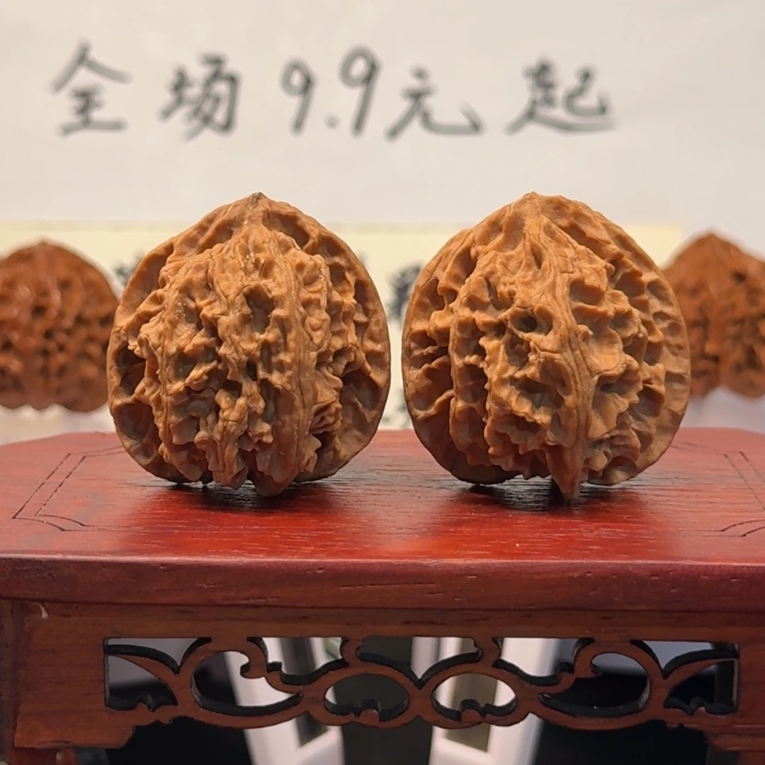 文玩核桃把件40号苹果园边40高41肚37全品无药无修原生态