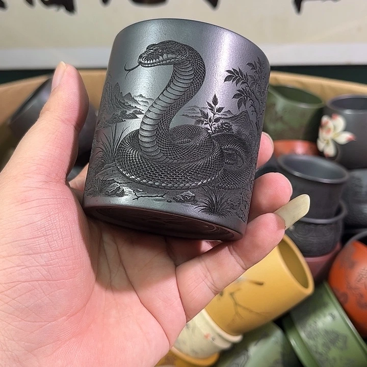 茶杯紫砂全手工紫砂主人杯